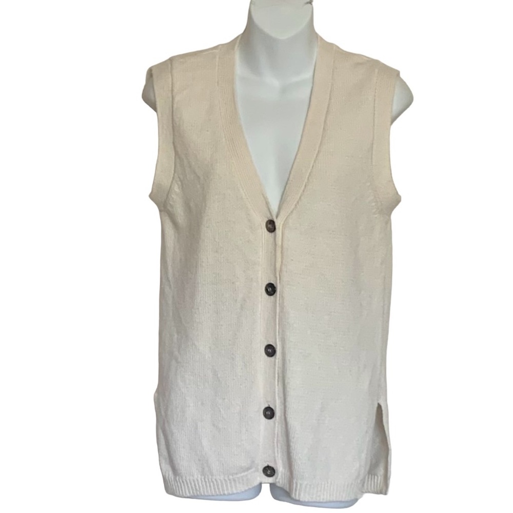 NWT One Step-Up Sleeveless Cardigan Sweater Size Small